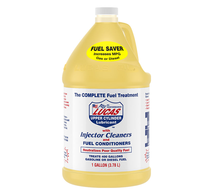 Lucas Oil Fuel Treatment 1 Gallon – Gas & Diesel Performance Additive