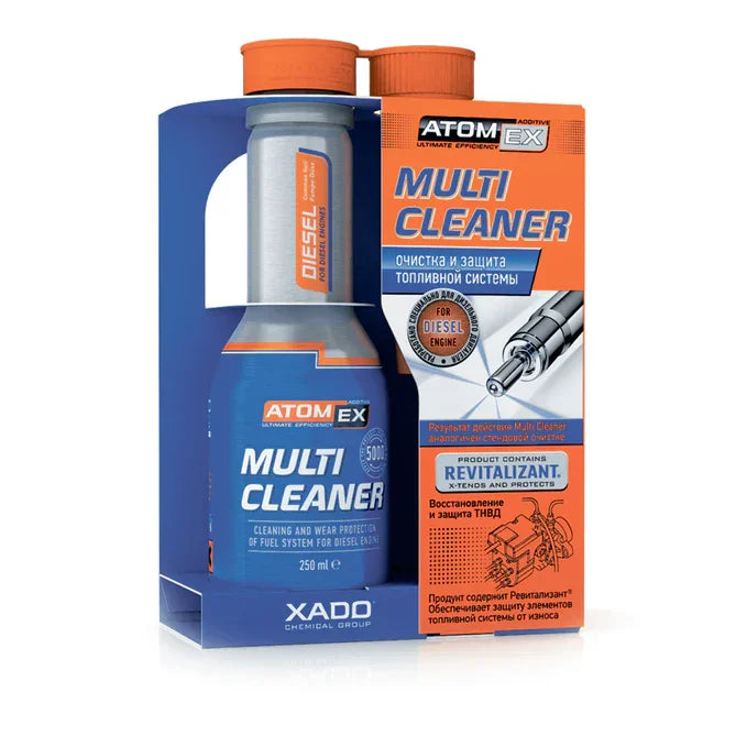 XADO AtomEx Multi Cleaner Diesel 250ml – Injector & Fuel System Cleaner with Revitalizant®
