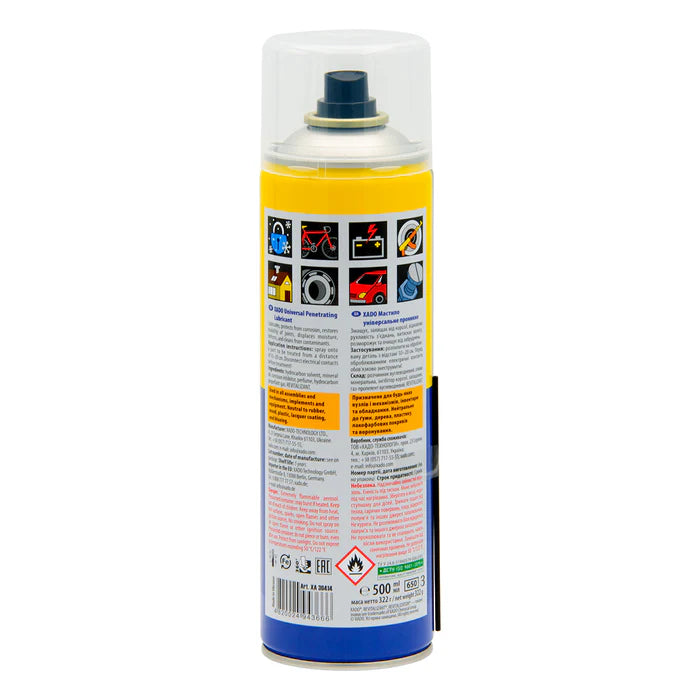 XADO Universal Penetrating Lubricant with Revitalizant – 500ml Aerosol Spray