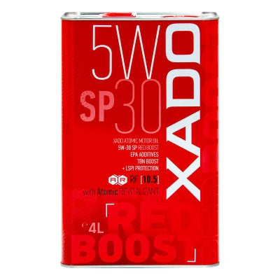 XADO Atomic Oil 5W-30 SP RED BOOST 4L – Full Synthetic Motor Oil | API SP, ILSAC GF-6A
