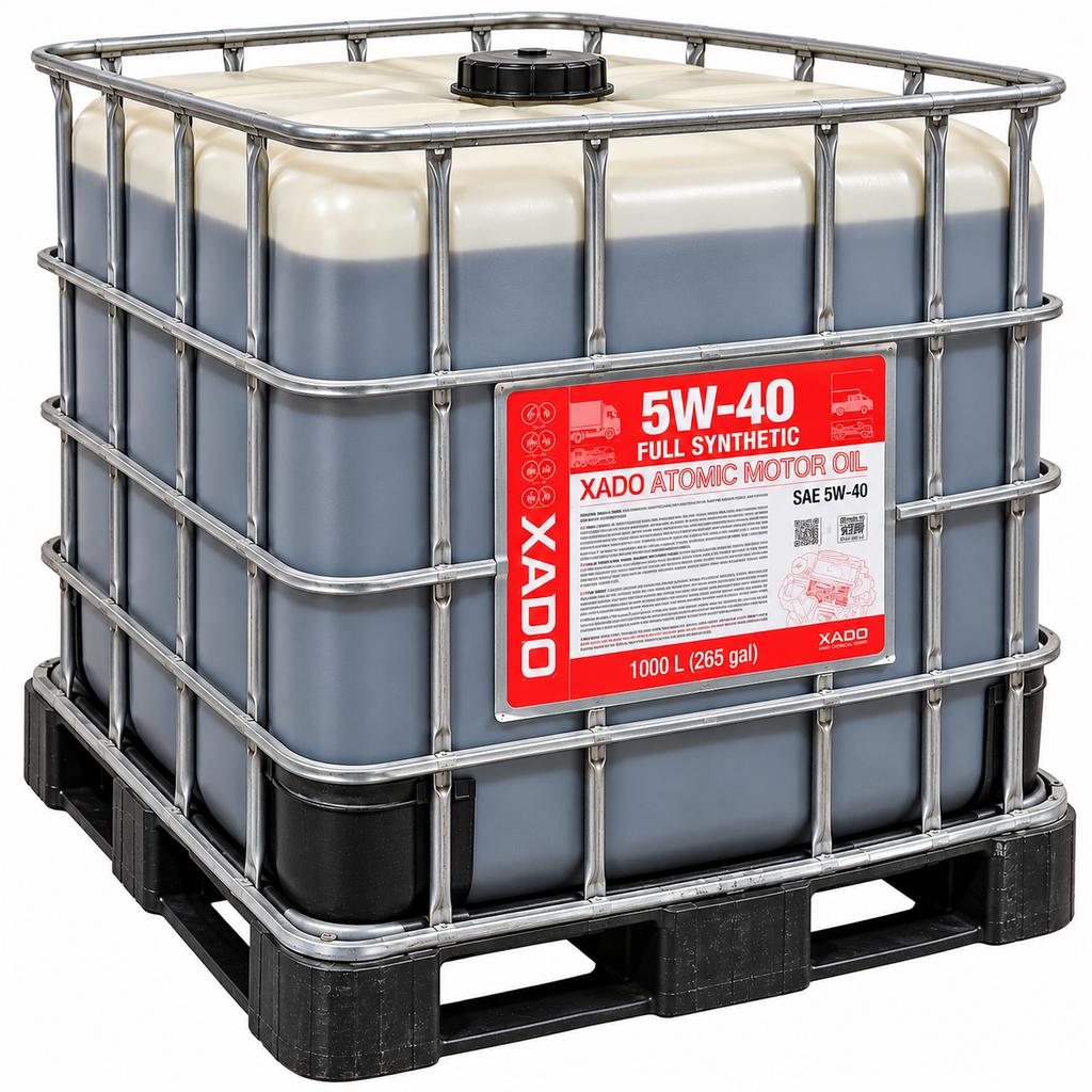XADO 5W-40 Full Synthetic Diesel Engine Oil 1000L 265 Gal IBC Tote