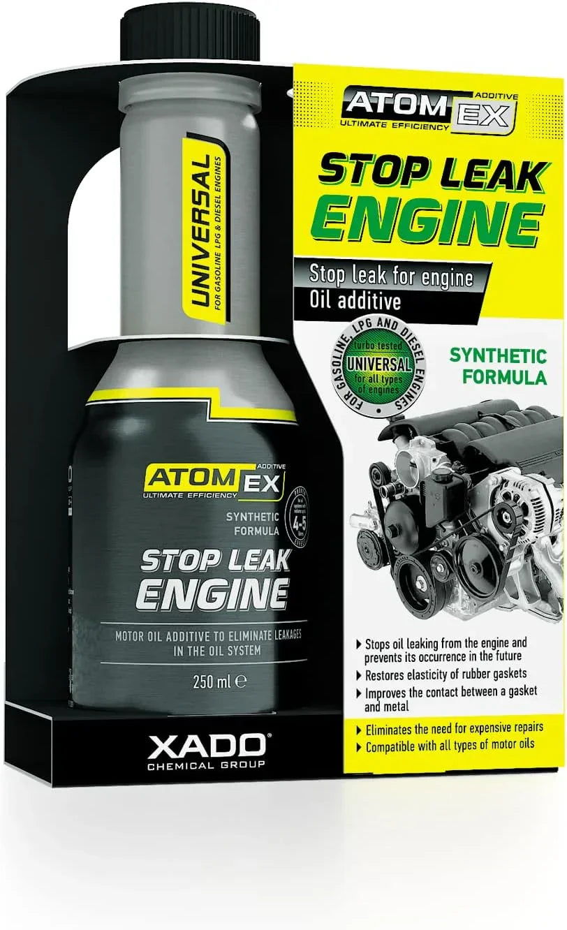 XADO Engine Oil Stop Leak 250ml – Seal Conditioner & Gasket Restorer for All Engine Types