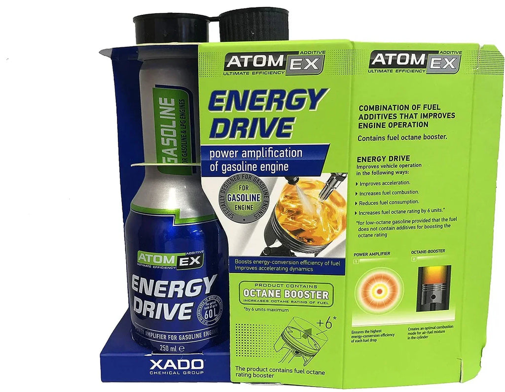 XADO Atomex Energy Drive Gasoline Fuel Additive - 250 ml