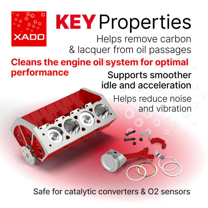 XADO RED FLUSH Engine Oil System Cleaner & Decarbonizer 250 ml