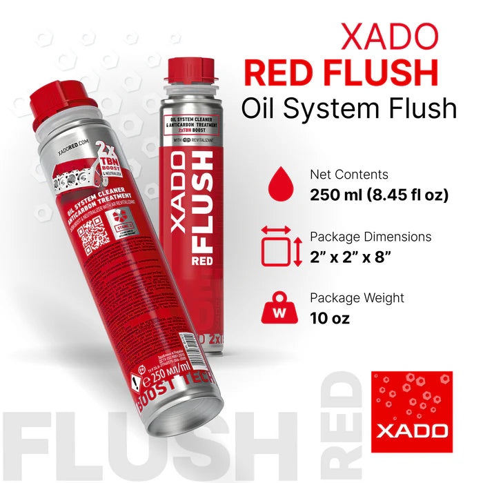 XADO RED FLUSH Engine Oil System Cleaner & Decarbonizer 250 ml