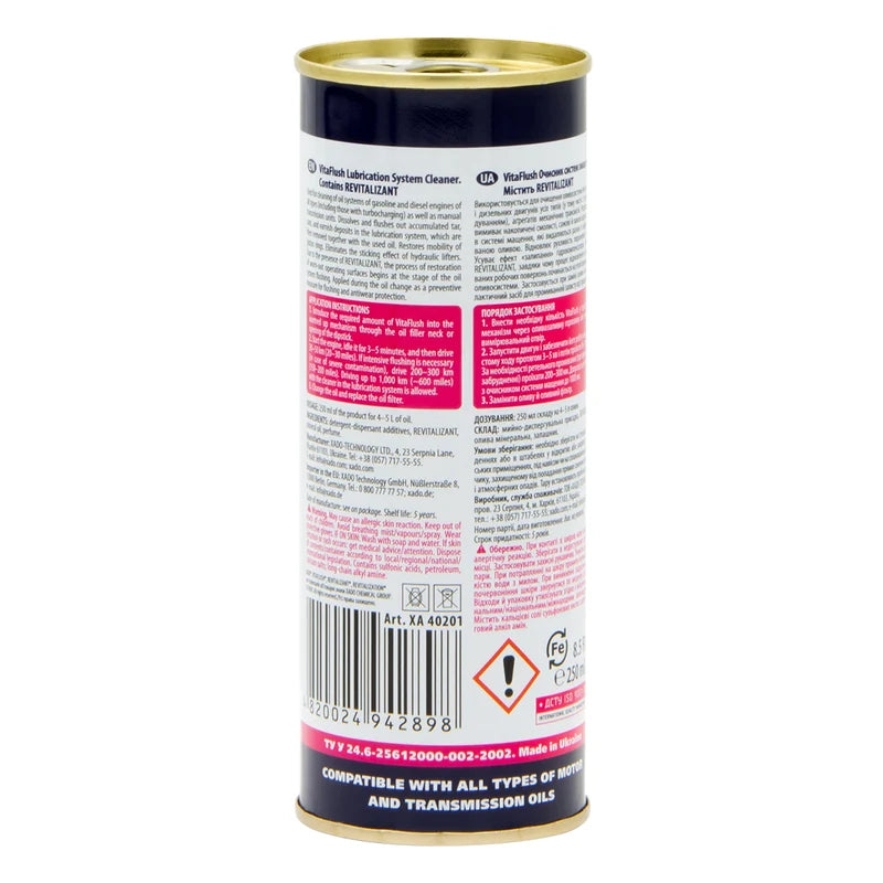 XADO Vita Flush - oil system cleaner - EXPIRED