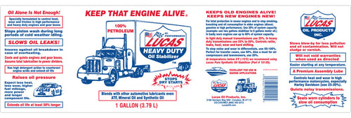 Lucas Oil Stabilizer 32 oz — Engine & Transmission Oil Additive