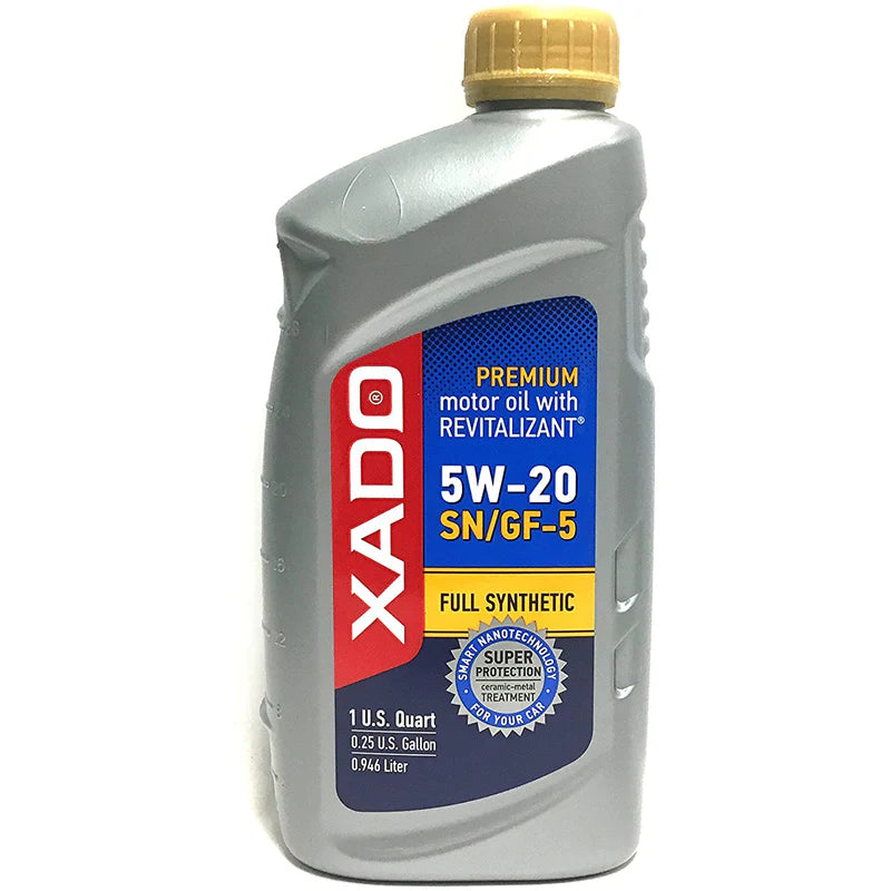 XADO 5W-20 SN/GF-5 Full Synthetic Motor Oil with Revitalizant